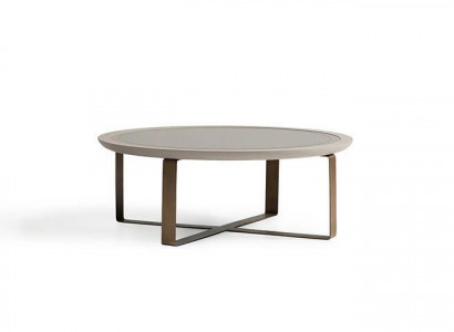Table basse Table d'appoint moderne Table basse Table de canapé beige en métal